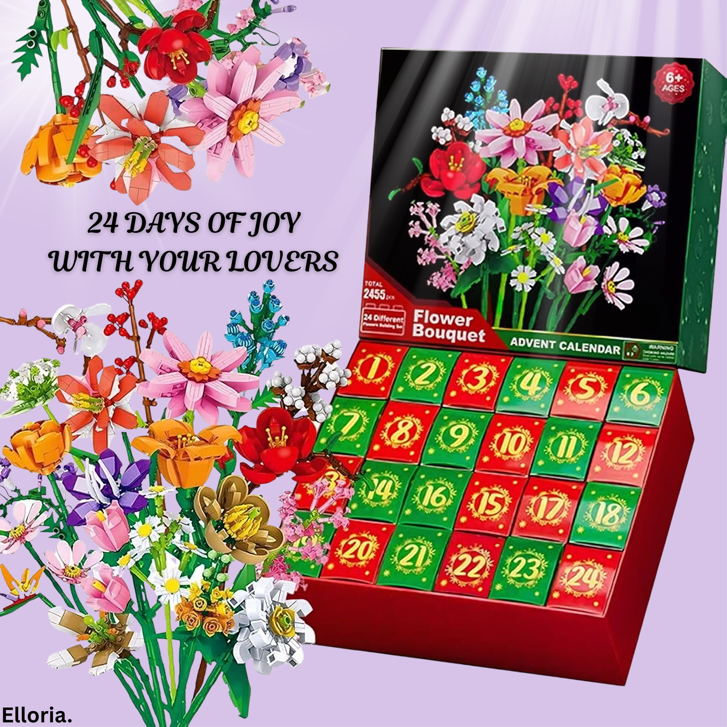 24 Day Elloria™ Flower Bouquet