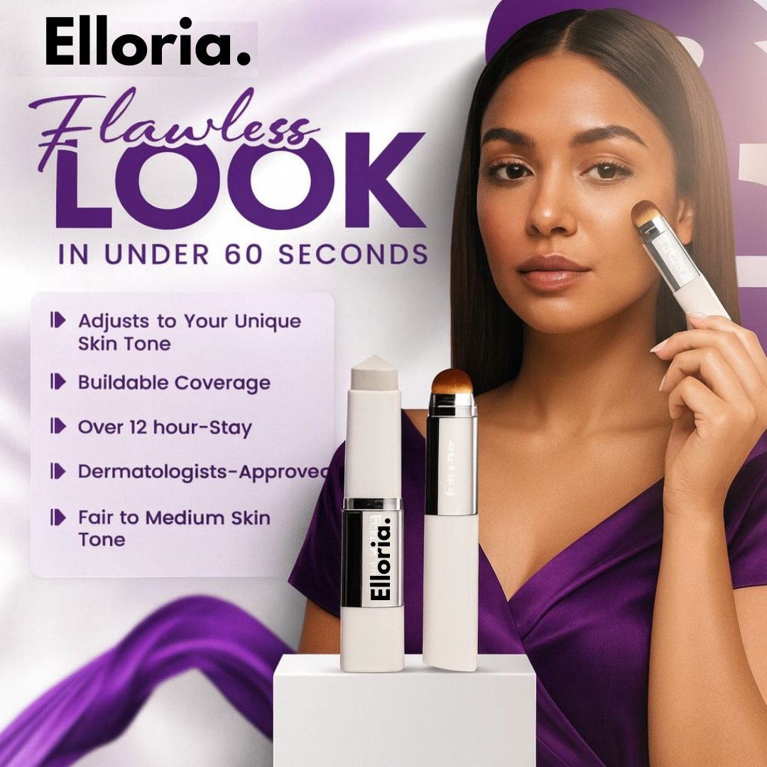 Elloria.™  Korean Color - Changing Foundation Stick